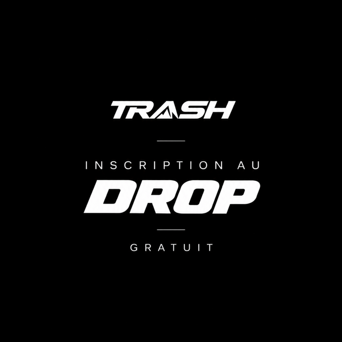 Drop chaussettes trash inscriptions taille S